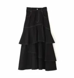 【新品未使用タグ付き】J ILL STUART フレアスカート 黒Lサイズ 2026年最新】JILL by JILLSTUART カラー：ブラック系 レディース