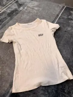 GAP 半袖Tシャツ クリーム色 ロゴ入り