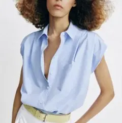 ZARA バルーンショートシャツ