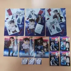 全１３点コナン 100万ドルの五稜星クリアファイル6枚、ステッカー4枚、付箋3袋