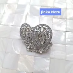 jinkanezu ハートブローチ