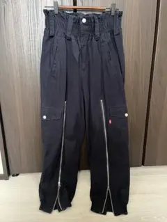 女王蜂 ネイビー カーゴパンツ Lサイズ