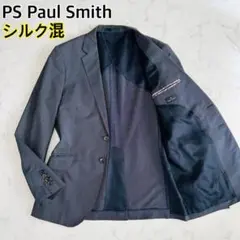 【美品】PS Paul Smith　シルク混　花柄　テーラードジャケット　L