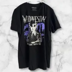 ネットフリックス 海外ドラマ WEDNESDAY ウェンズデー Tシャツ M