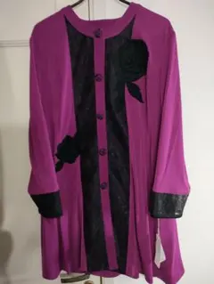 希少90s定価12.8万新品タグ付Ms.REIKOミスレイコトリアセテートコート