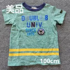 美品★ミキハウス ダブルビー 半袖Tシャツ 100cmのサムネイル