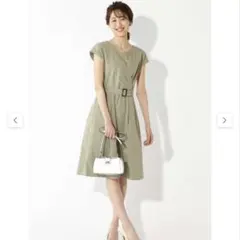 カシュクールワンピース ロングワンピース