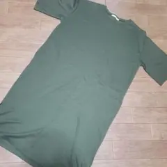 大きいサイズ☆Tチュニック ワンピース(カーキ)