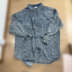 デニムシャツ 長袖 シャツ