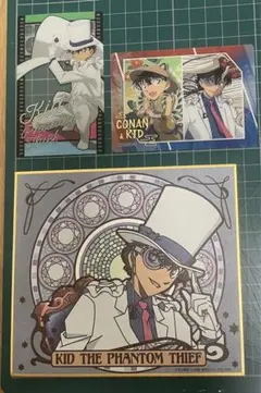 【値下げ1100円→600円】名探偵コナン　ミニ色紙&クリアカード　怪盗キッド