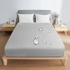 【開封・未使用】PRETYDAY ボックスシーツ 防水シーツ 2025　ダブル