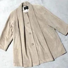 VESTINA 東京スタイル ベージュ ピーコート ウール100% 中古品