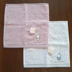 タグ付き新品　2枚　ジルスチュアート　ミッフィー　タオルハンカチ