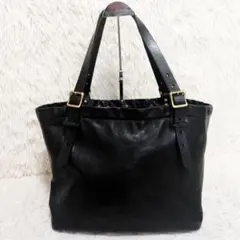 希少✨SLOW rubono tote 栃木レザー トートバッグ L ブラック