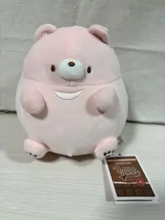 プランピィーベア　もちふわぬいぐるみ　ストロベリィ
