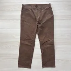 UNIQLO ユニクロ　EZYスキニーフィットコーデュロイジーンズ ブラウンXL