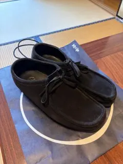 Clarks Wallabees ブラック スエード