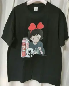 いいね不要　ジブリ　魔女の宅急便　キキ　ジジ　XL　tシャツ　映画　アニメ