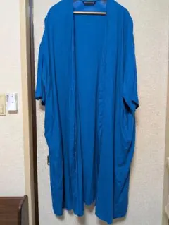 mizuiro ind リネン100% カーディガン ブルーのサムネイル