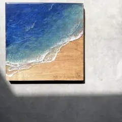 Ocean Resin Art 2panel（海レジン 2連アート） - メルカリ