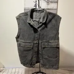 SPRAY ノースリーブジャケット グレー