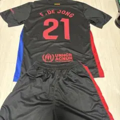 F.DE JONG 21 バルセロナユニフォーム上下セット F.DE JONG 21 バルセロナユニフォーム上下セット - メルカリ