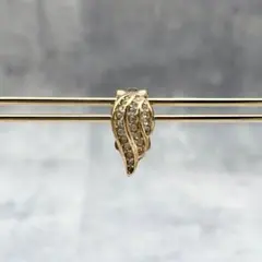 Christian Dior ディオール イヤリング 片耳 ラインストーン