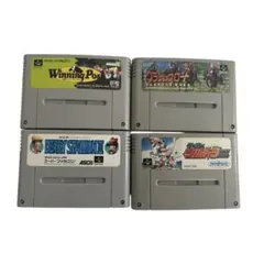 【SFC】スーパーファミコン ソフト4本 まとめ売り｜動作未確認