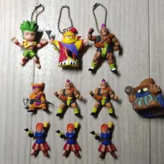 ファイナルファンタジーキャラクター キーホルダーと人形 10個セット