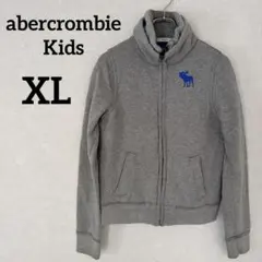 abercrombie Kids 【XL】 グレー ジップアップ ジャンパー