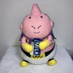 魔人ブウ ぬいぐるみ　ドラゴンボールZ めちゃもふぐっと　ミルクの方がうまいぞ