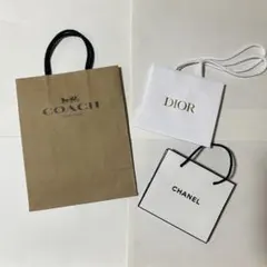 COACH DIOR CHANEL 紙袋セット