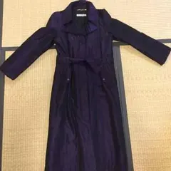 アンナモリナーリ 深紫色 ロングコートのサムネイル