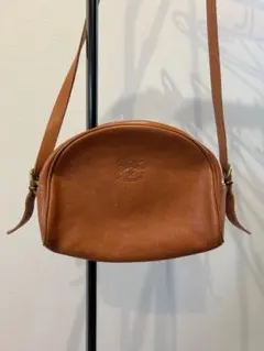 IL BISONTE/イルビゾンテ/ショルダーバッグ/ハーフムーン/レザー