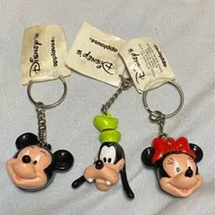 3個セット　ディズニー　Disney キーホルダー　ミッキーマウス ミニーマウス