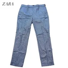 美品 ZARA ザラ デニム風イージーパンツ レディース カジュアル 春M