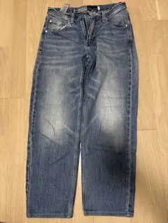 シルバータブ　デニム　青 古着