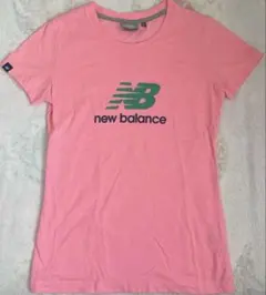 new balance ロゴ レディース半袖Tシャツピンク Sサイズ