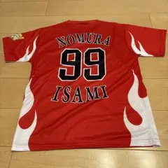 ソフトバンクホークス 野村勇 背番号99 カチドキレッドTシャツ
