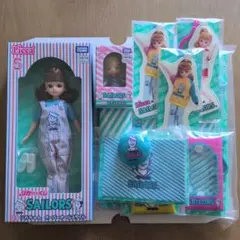 リカちゃんくじ オーバーオールなど4点+おまけ5点