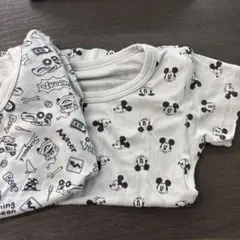 Disney ミッキーマウス Tシャツ 2枚セット110