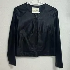 【レディース】フェイクレザージャケット（Mサイズ相当）