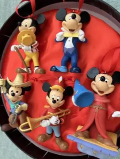 新品未使用☆ディズニーミッキーマウス オーナメント5体セット