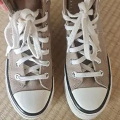 极美品CONVERSE コンバース厚底スニーカ22.5cm 未使用近い