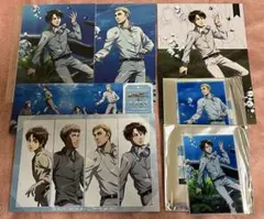 進撃の巨人 カワスイコラボ エルヴィン リヴァイ 紙類グッズまとめ