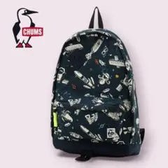 新品未使用　CHUMS チャムス　クラシックデイパックⅡ　リュック　総柄　宇宙柄