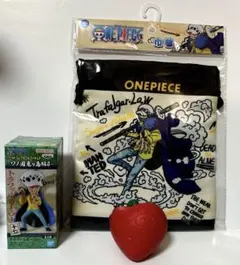 ワンピース　ワールドコレクタブルフィギュア　巾着　メラメラの実　ロー