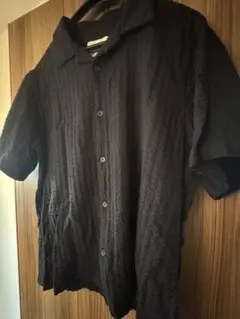 wax london ワッフル編み半袖シャツ