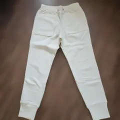 新品 GU スウェットパンツ ホワイト L