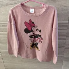 ミニー　ディズニー　ロンT 長袖　ピンク　110